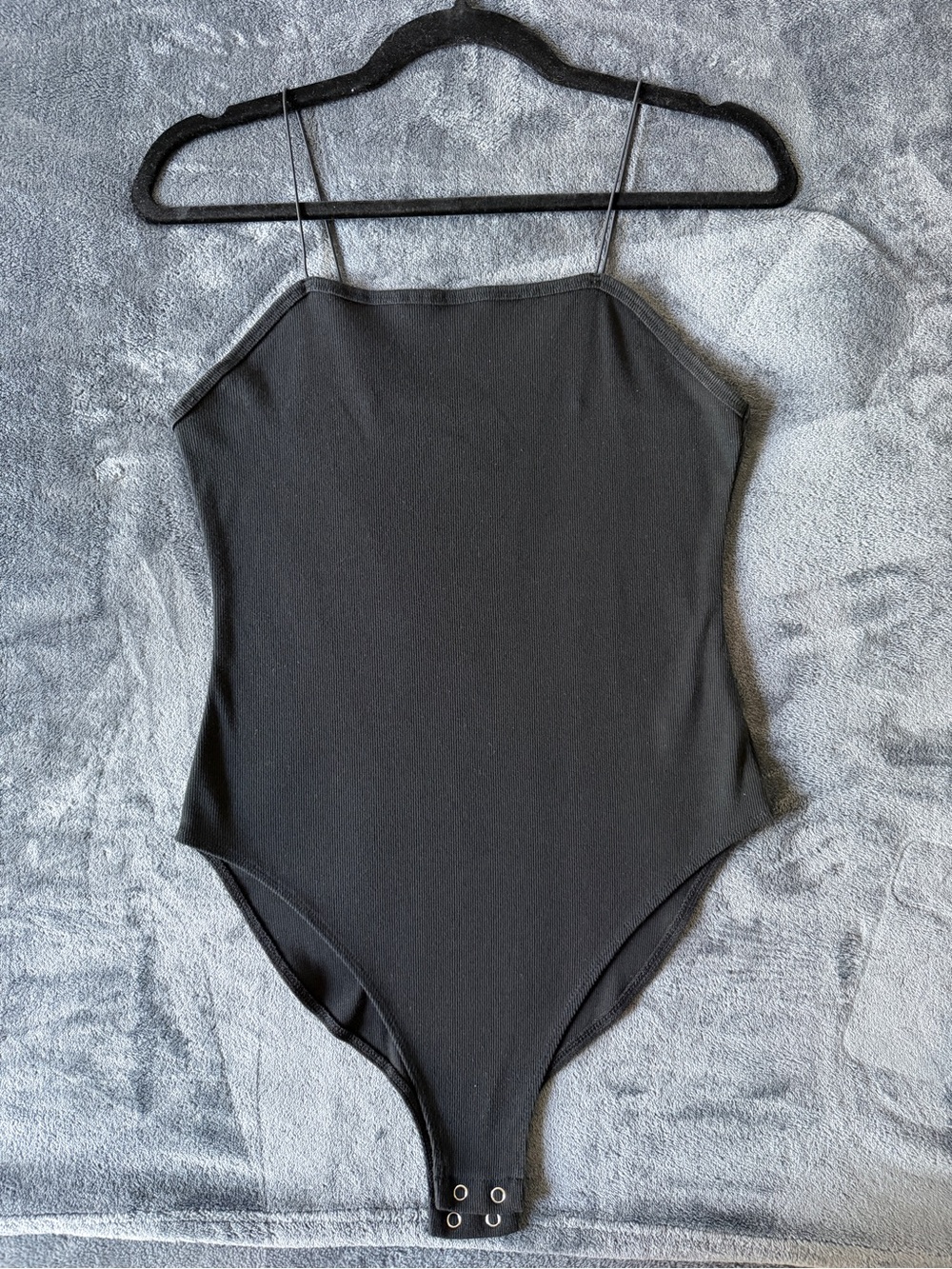 ✨Black Slim-Strap One-Piece Bodysuit